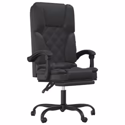 VidaXL 349687, 1 pièce(s), Coton, Simili-cuir, Métal, Polyester, Polyvinyl chloride (PVC), Noir