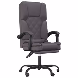 VidaXL 349689, 1 pièce(s), Coton, Simili-cuir, Métal, Polyester, Polyvinyl chloride (PVC), Gris