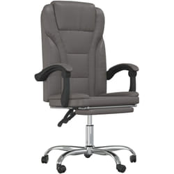 Vidaxl - Fauteuil inclinable de bureau Gris Similicuir