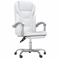 VidaXL 349702, 1 pièce(s), Coton, Simili-cuir, Métal, Polyester, Polyvinyl chloride (PVC), Blanc