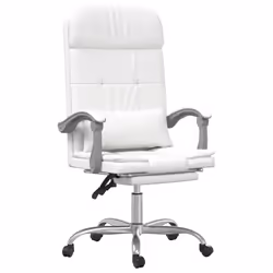VidaXL 349712, 1 pièce(s), Coton, Simili-cuir, Métal, Polyester, Polyvinyl chloride (PVC), Blanc