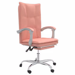VidaXL 349757, 1 pièce(s), Coton, Simili-cuir, Métal, Polyester, Polyvinyl chloride (PVC), Rose
