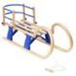 vidaXL Traîneau pliable avec dossier 110 cm Contreplaqué