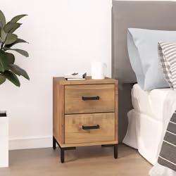 VidaXL 349911 Table de nuit et table de chevet Marron