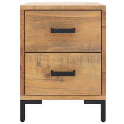 VidaXL 349911 Table de nuit et table de chevet Marron