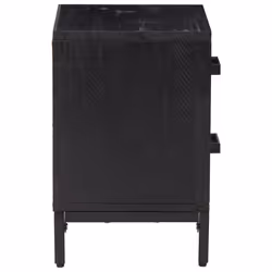 VidaXL 349912 Table de nuit et table de chevet Noir - Vue supplémentaire 5