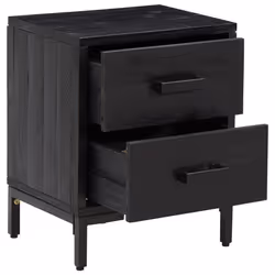 VidaXL 349914 Table de nuit et table de chevet Noir - Vue supplémentaire 4
