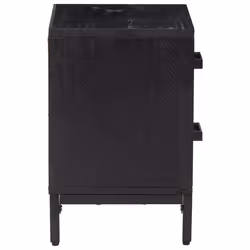 VidaXL 349914 Table de nuit et table de chevet Noir - Vue supplémentaire 5