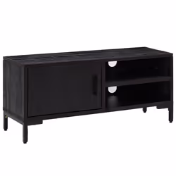 VidaXL 349916, Noir, Métal, Bois, 900 mm, 300 mm, 400 mm, 1 pièce(s)