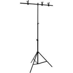 Vidaxl - Support de fond en forme de t Noir 91x60x(70-200) cm