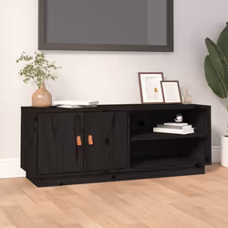Ce meuble TV en bois, au design élégant et pratique, est un excellent choix pour votre espace de vie. Bois de pin massif : le ...
