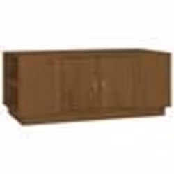 vidaXL Table basse Marron miel 100x50x41 cm Bois massif de pin