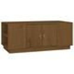 vidaXL Table basse Marron miel 100x50x41 cm Bois massif de pin