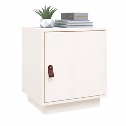 VidaXL 818277 Table de nuit et table de chevet Blanc - Vue supplémentaire 4