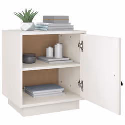 VidaXL 818277 Table de nuit et table de chevet Blanc - Vue supplémentaire 5