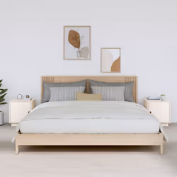 VidaXL 818278 Table de nuit et table de chevet Blanc