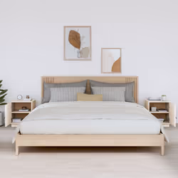 VidaXL 818278 Table de nuit et table de chevet Blanc