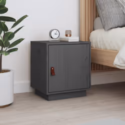 VidaXL 818279 Table de nuit et table de chevet Gris - Vue supplémentaire 2