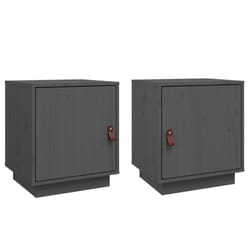 VidaXL 818280 Table de nuit et table de chevet Gris