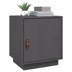 VidaXL 818280 Table de nuit et table de chevet Gris - Vue supplémentaire 4