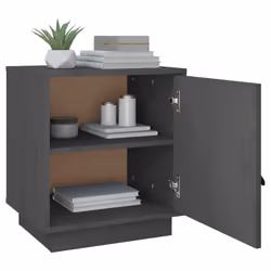 VidaXL 818280 Table de nuit et table de chevet Gris - Vue supplémentaire 5