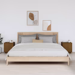VidaXL 818282 Table de nuit et table de chevet Marron