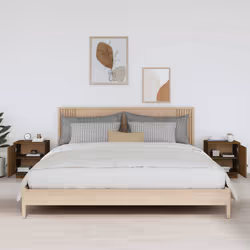 VidaXL 818282 Table de nuit et table de chevet Marron