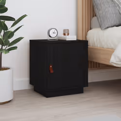 VidaXL 818283 Table de nuit et table de chevet Noir