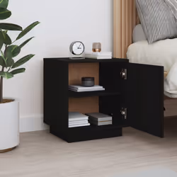 VidaXL 818283 Table de nuit et table de chevet Noir