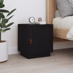 VidaXL 818284 Table de nuit et table de chevet Noir