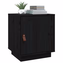 VidaXL 818284 Table de nuit et table de chevet Noir - Vue supplémentaire 4