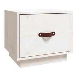 VidaXL 818287 Table de nuit et table de chevet Blanc