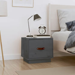 VidaXL 818289 Table de nuit et table de chevet Gris