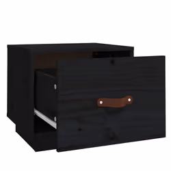 VidaXL 818294 Table de nuit et table de chevet Noir - Vue supplémentaire 6