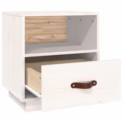 VidaXL 818297 Table de nuit et table de chevet Blanc - Vue supplémentaire 7