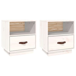 VidaXL 818298 Table de nuit et table de chevet Blanc