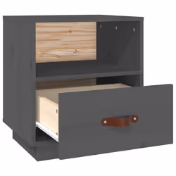VidaXL 818299 Table de nuit et table de chevet Gris - Vue supplémentaire 7