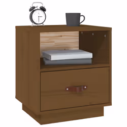 VidaXL 818301 Table de nuit et table de chevet Marron - Vue supplémentaire 4