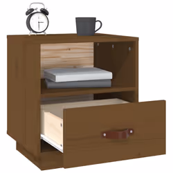 VidaXL 818302 Table de nuit et table de chevet Marron - Vue supplémentaire 4