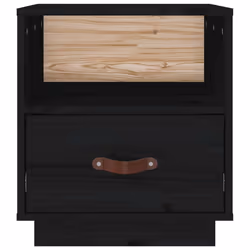 VidaXL 818304 Table de nuit et table de chevet Noir - Vue supplémentaire 7