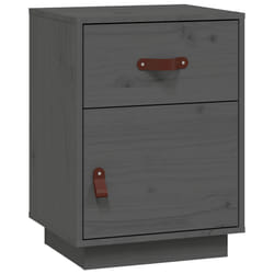VidaXL 818309 Table de nuit et table de chevet Gris