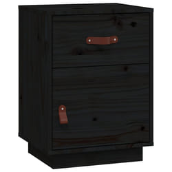 VidaXL 818313 Table de nuit et table de chevet Noir