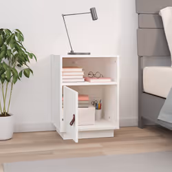 VidaXL 818317 Table de nuit et table de chevet Blanc