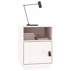 VidaXL 818317 Table de nuit et table de chevet Blanc - Vue supplémentaire 4