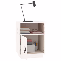 VidaXL 818317 Table de nuit et table de chevet Blanc - Vue supplémentaire 5