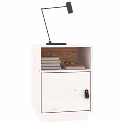 VidaXL 818318 Table de nuit et table de chevet Blanc - Vue supplémentaire 4