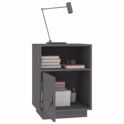 VidaXL 818320 Table de nuit et table de chevet Gris - Vue supplémentaire 5