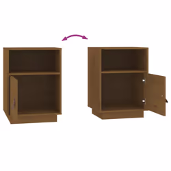 VidaXL 818321 Table de nuit et table de chevet Marron - Vue supplémentaire 8