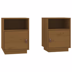 VidaXL 818322, Marron, Polyuréthane (PU), Bois, 400 mm, 340 mm, 550 mm, 2 pièce(s)