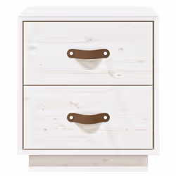 VidaXL 818327 Table de nuit et table de chevet Blanc - Vue supplémentaire 5